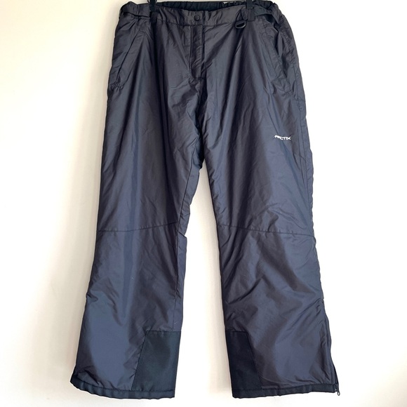 Arctix womens snow pants XL black insulated pull on ski board warm winter 16-18 - Picture 1 of 8
